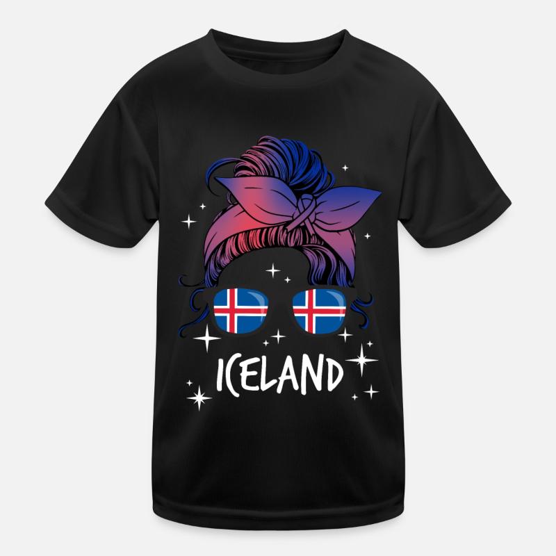 Iceland Kids Functional T-Shirt