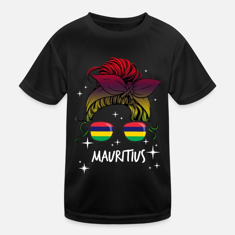 Mauritius Kinder Funktions-T-Shirt