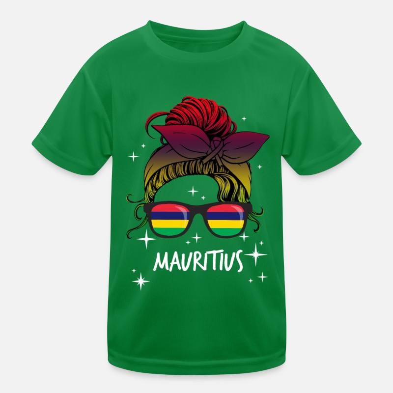 Mauritius Kinder Funktions-T-Shirt