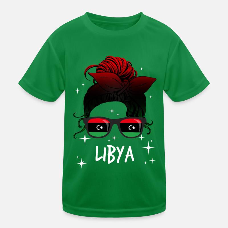 Libya Kids Functional T-Shirt