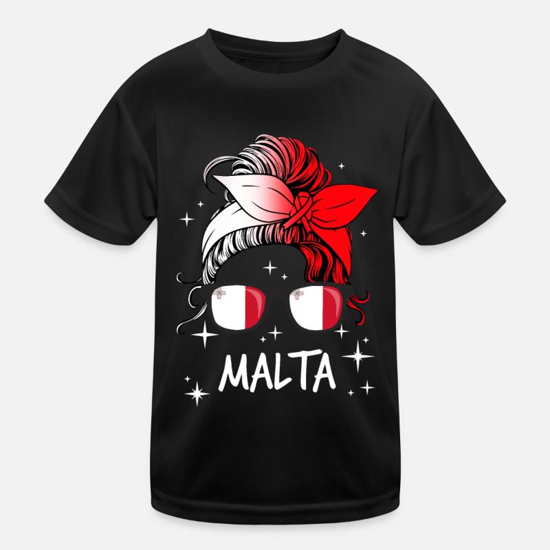 Malta Kinder Funktions-T-Shirt