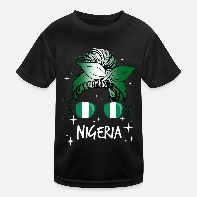 Nigeria Kids Functional T-Shirt