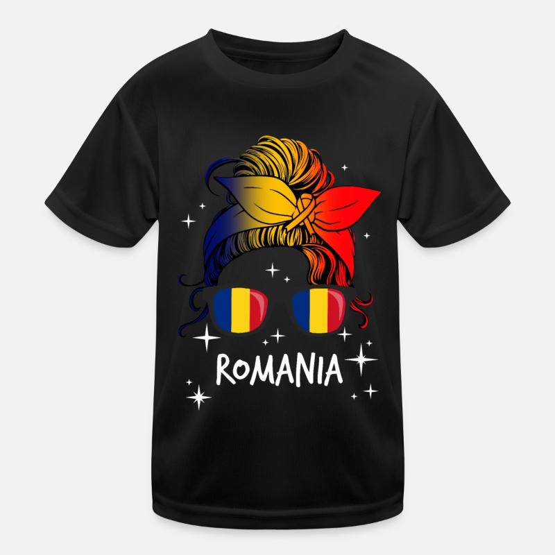 Romania Kids Functional T-Shirt