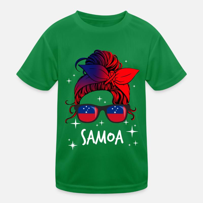Samoa Kinder Funktions-T-Shirt