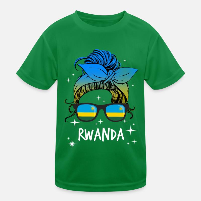 Ruanda Kinder Funktions-T-Shirt
