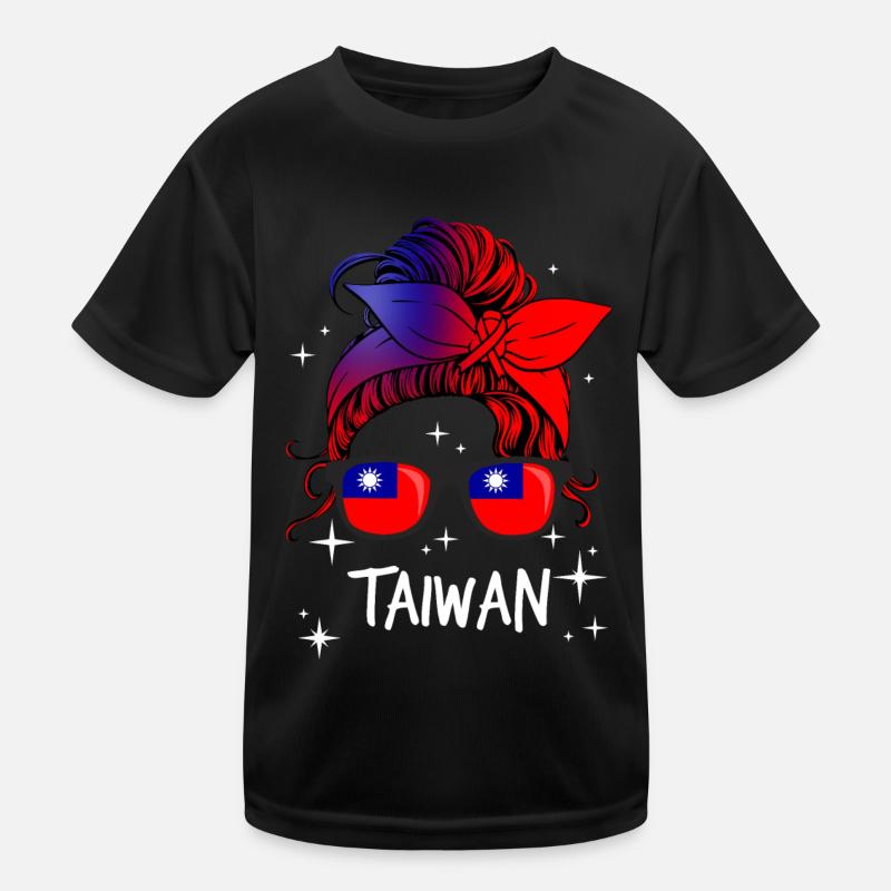 Taiwan Kinder Funktions-T-Shirt