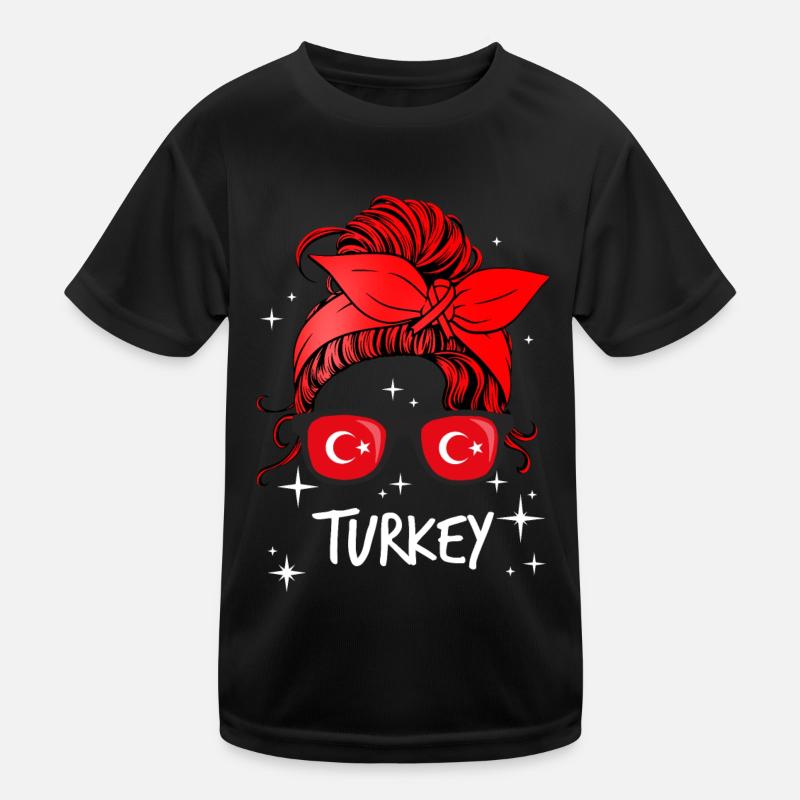Türkei Kinder Funktions-T-Shirt
