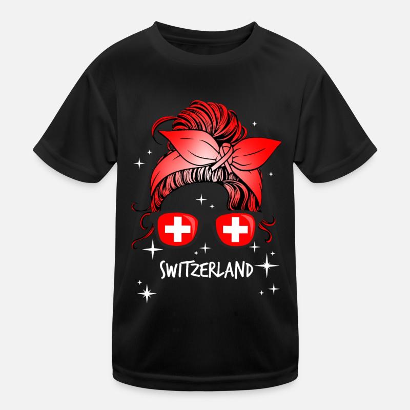 Suisse T-shirt sport Enfant