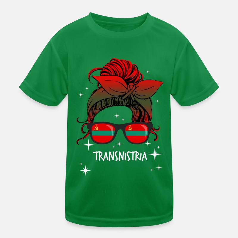 Transnistria Kids Functional T-Shirt
