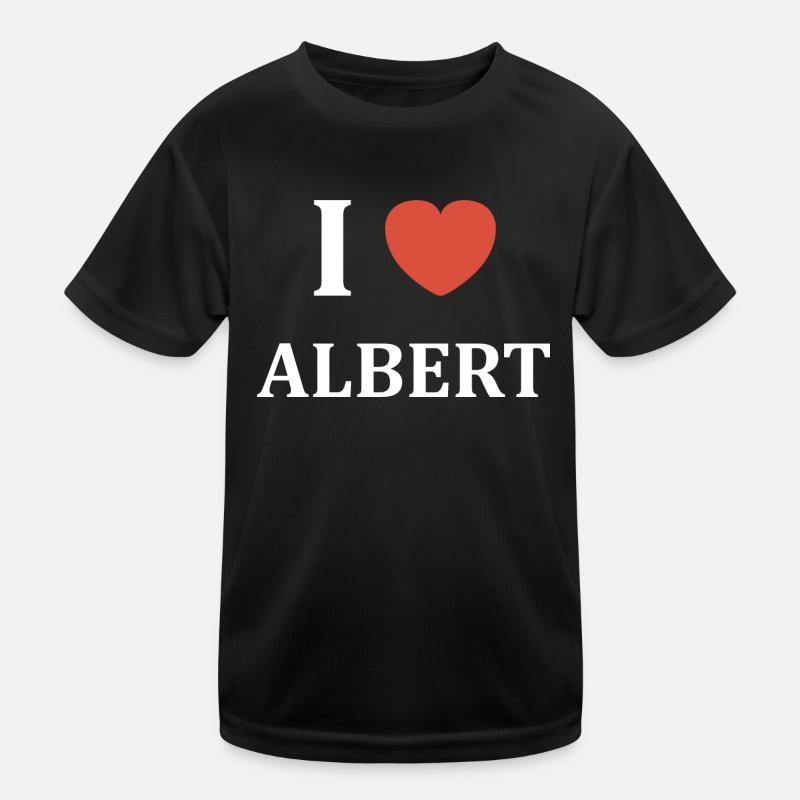 i love Albert T-shirt sport Enfant