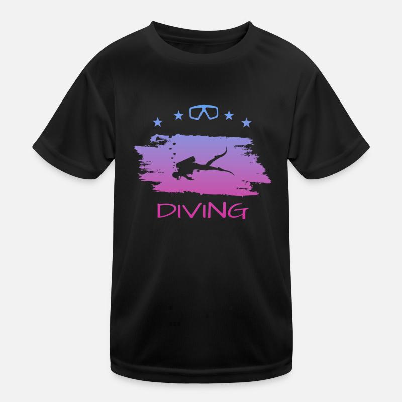 Tauchen Kinder Funktions-T-Shirt