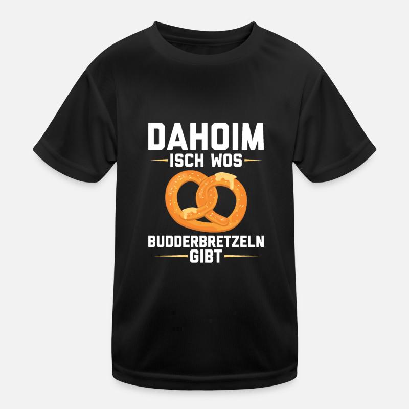 Schwaben Sprüche | Schwäbisch Schwabe Geschenkidee Kinder Funktions-T-Shirt