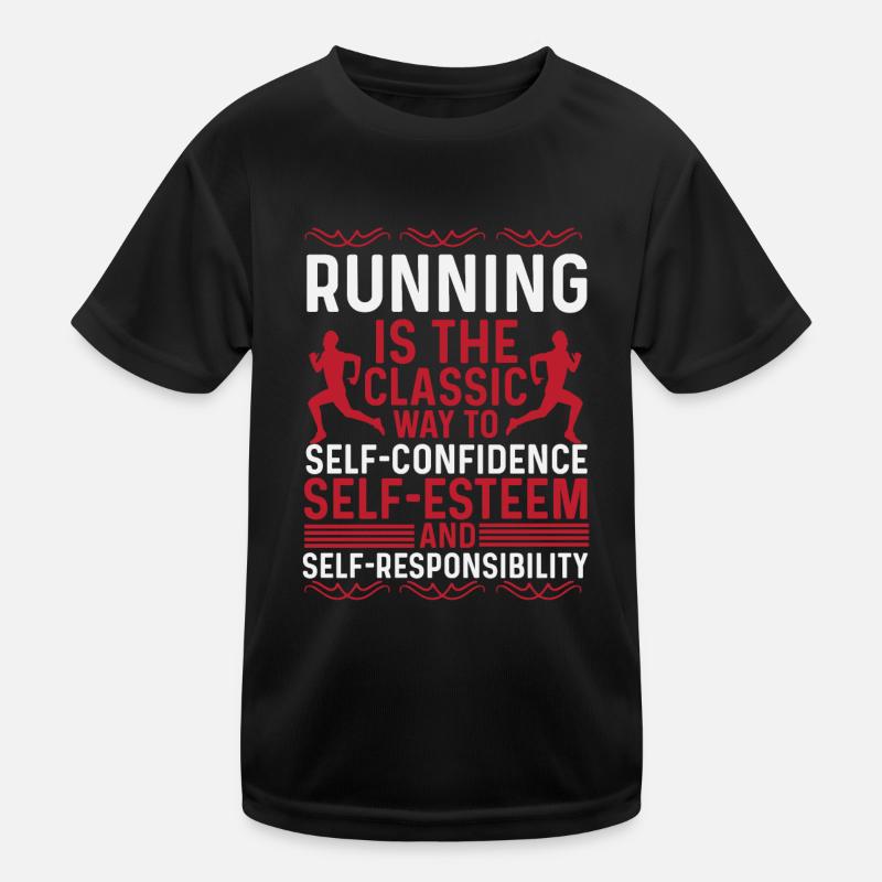 Course à pied : confiance en soi et estime de soi T-shirt sport Enfant
