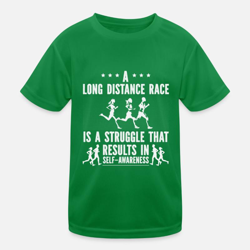 Une course de longue distance assure la conscience de soi T-shirt sport Enfant