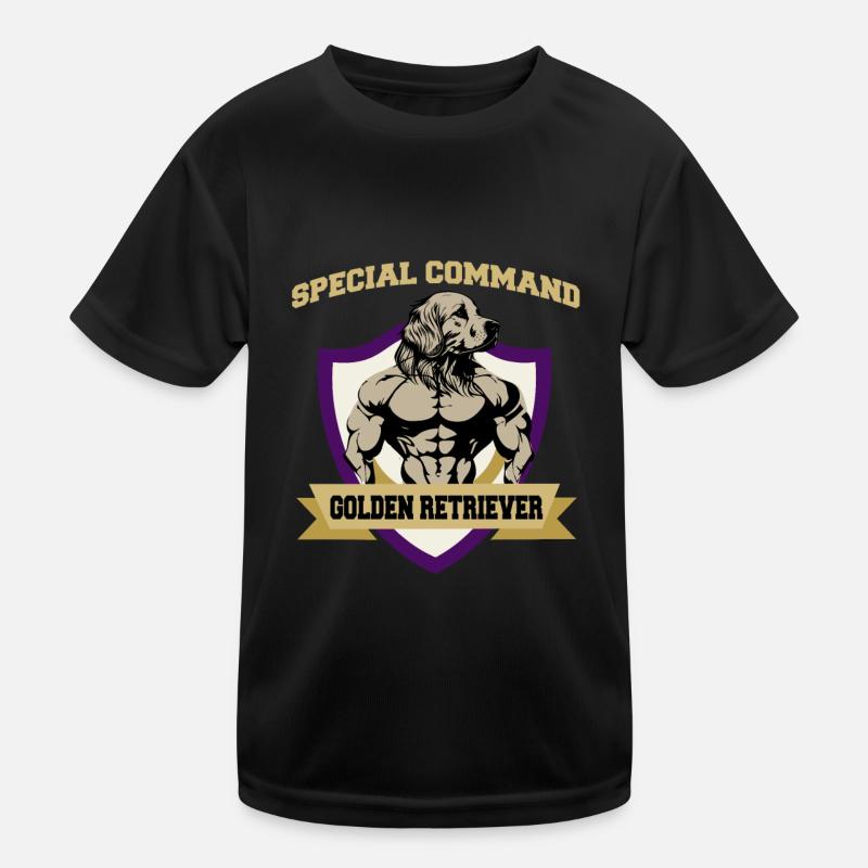 Commande spéciale Golden Retriever T-shirt sport Enfant
