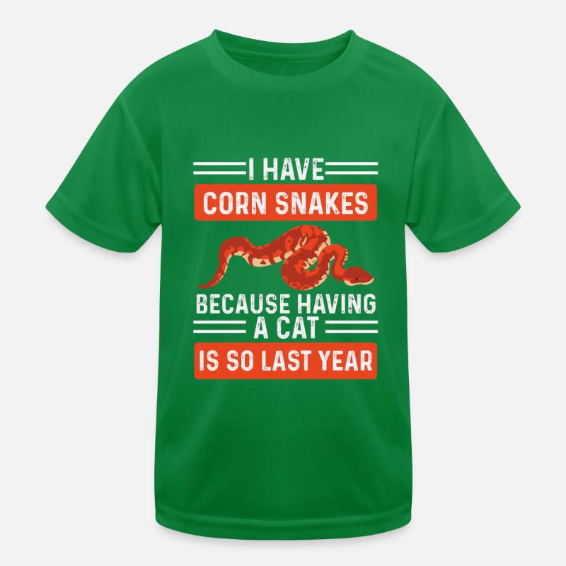 Corn Snake Lover Hide Terrarium Gear Corn Snakes Kids Functional T-Shirt