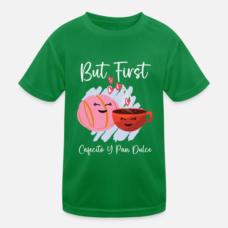 Amateur de café cubain Cafecito y Chisme Cafecito Drin T-shirt sport Enfant