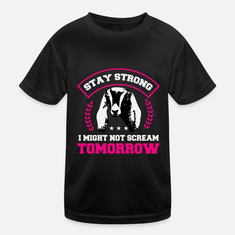 Murmures de chèvre nubienne T-shirt sport Enfant