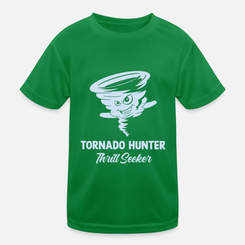 Storm Chasing: Tornado Hunter Thrill Seeker Kids Functional T-Shirt