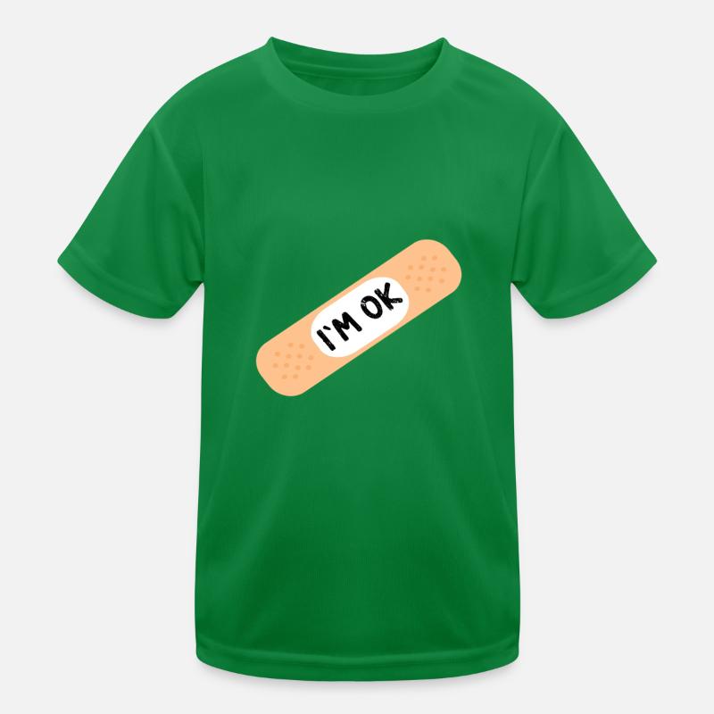 Trostpflaster Je suis OK Heftpflaster T-shirt sport Enfant