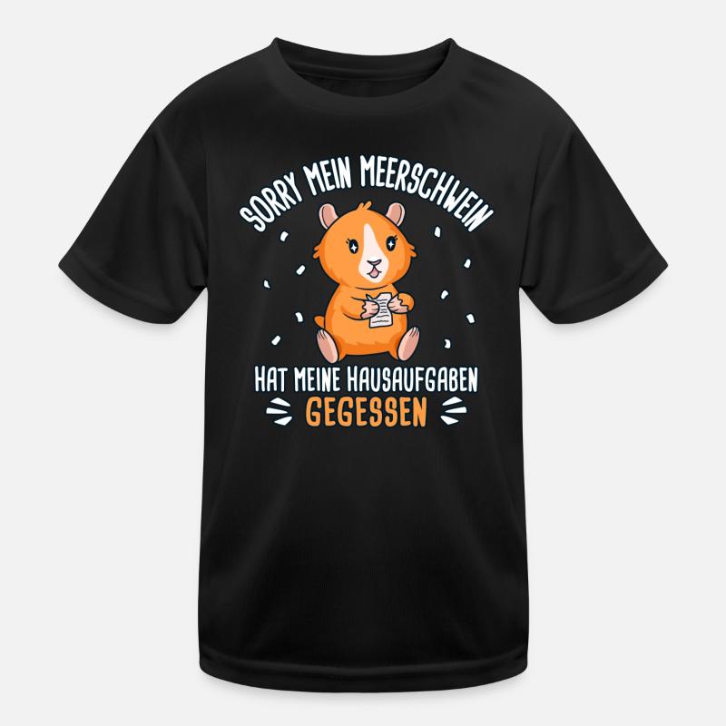 Le cochon d’Inde a mangé mes devoirs T-shirt sport Enfant