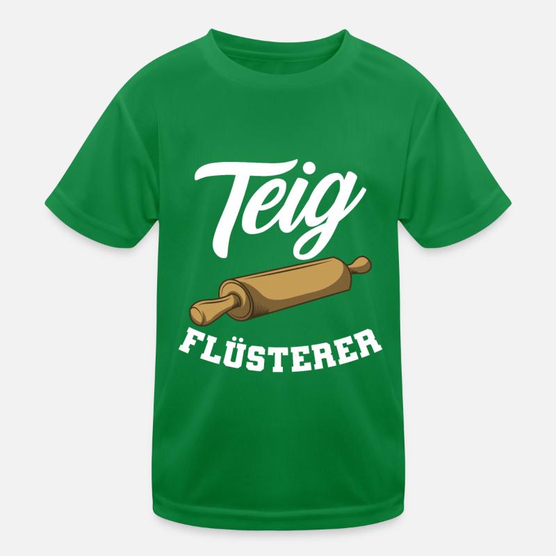 Bäcker Backen Teig Flüsterer Konditor Kinder Funktions-T-Shirt