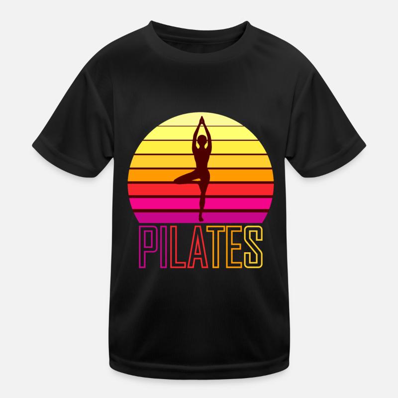 Pilates Kinder Funktions-T-Shirt