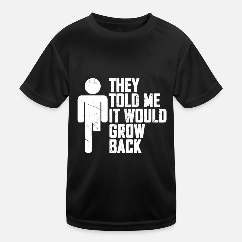 Amputation funny saying - Kids Functional T-Shirt - black