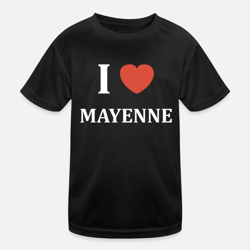 i love Mayenne T-shirt sport Enfant