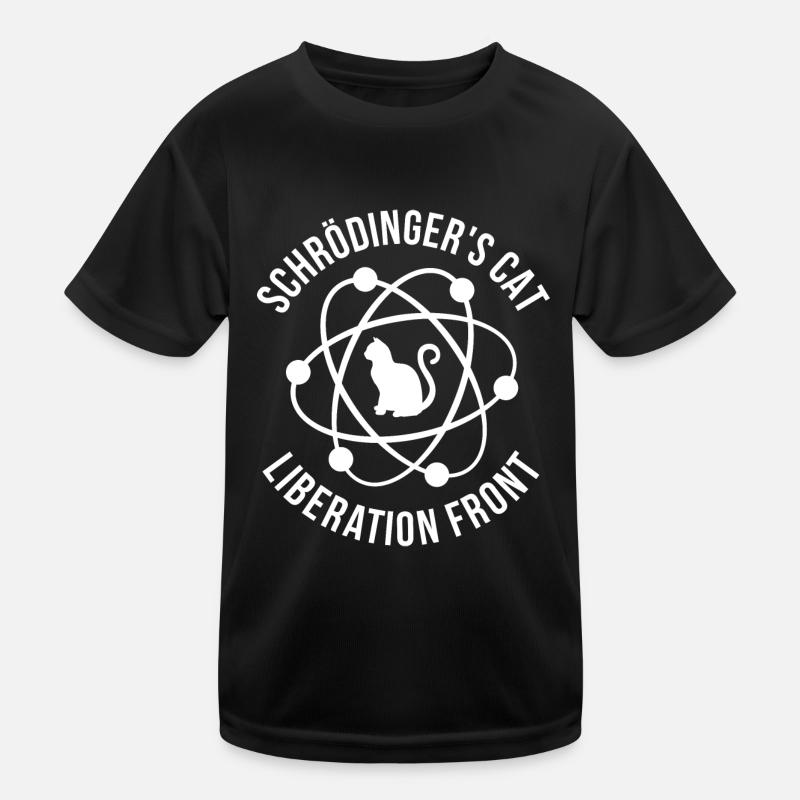 Physik Paradox Schrödingers Katze Kinder Funktions-T-Shirt