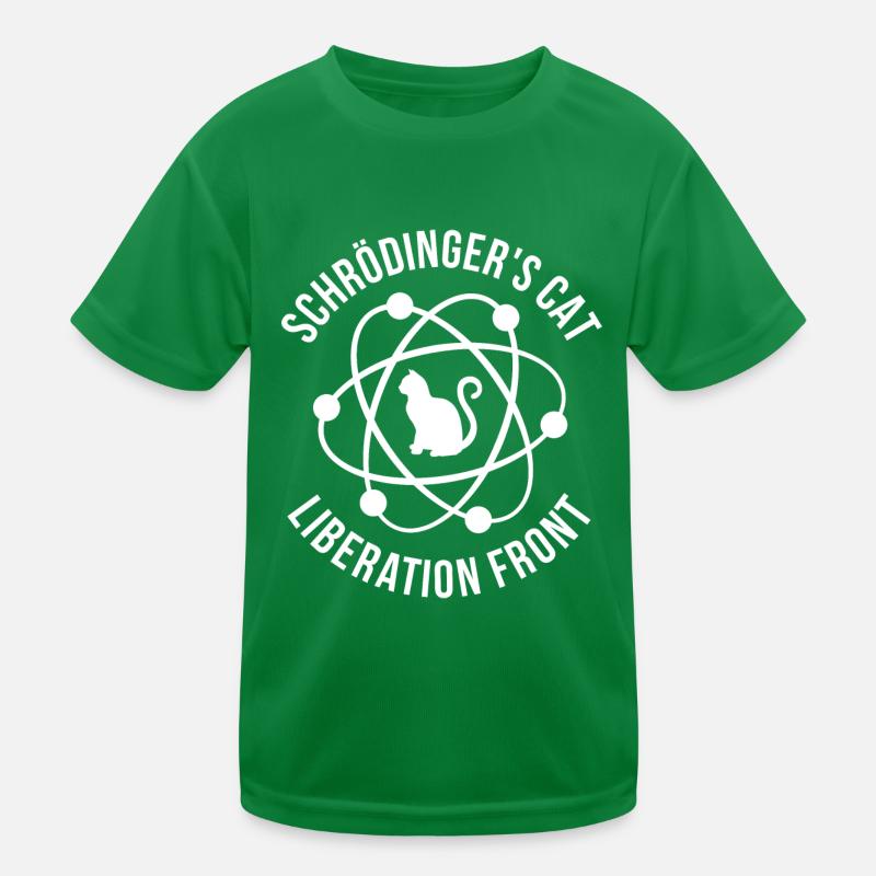 Physics Paradox Schrödinger's Cat Kids Functional T-Shirt