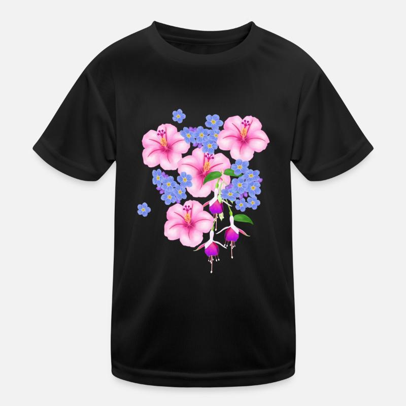 Blüten, Blume Kinder Funktions-T-Shirt