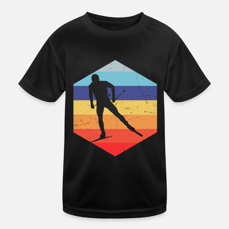 Langlauf Classic Langlauf Klassisch Langlauf Kinder Funktions-T-Shirt