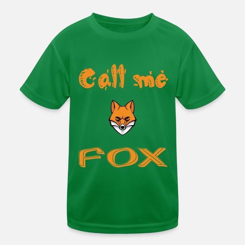 Call me fox T-shirt sport Enfant