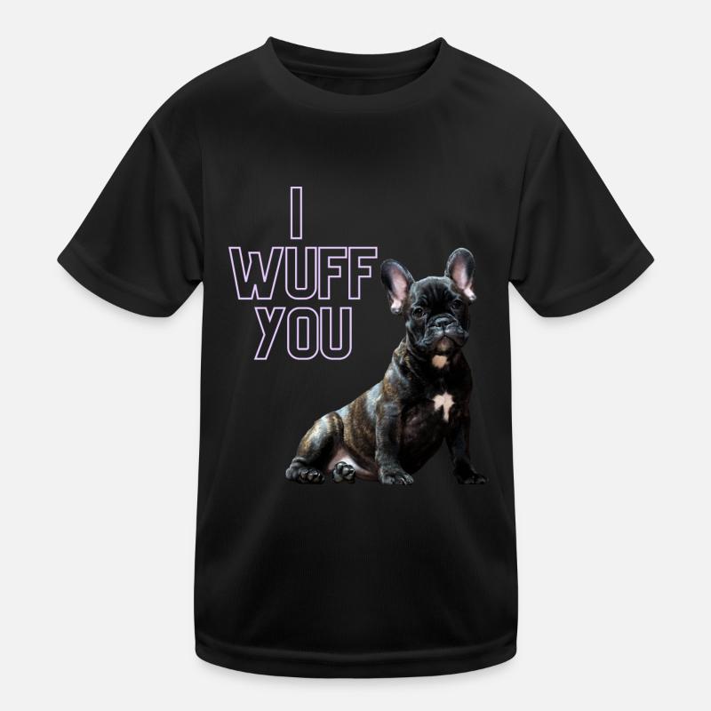 i wUFF yOU Kinder Funktions-T-Shirt