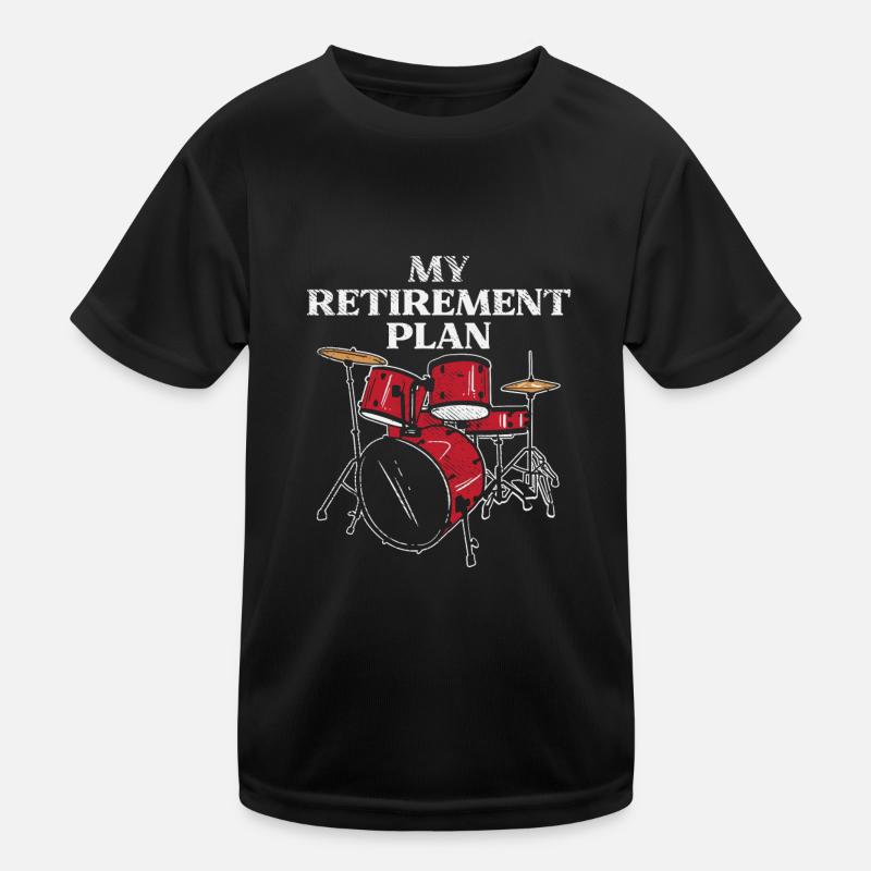Drummer Kids Functional T-Shirt