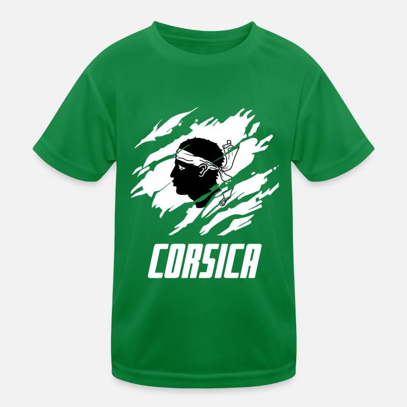 Drapeau Corse T-shirt sport Enfant
