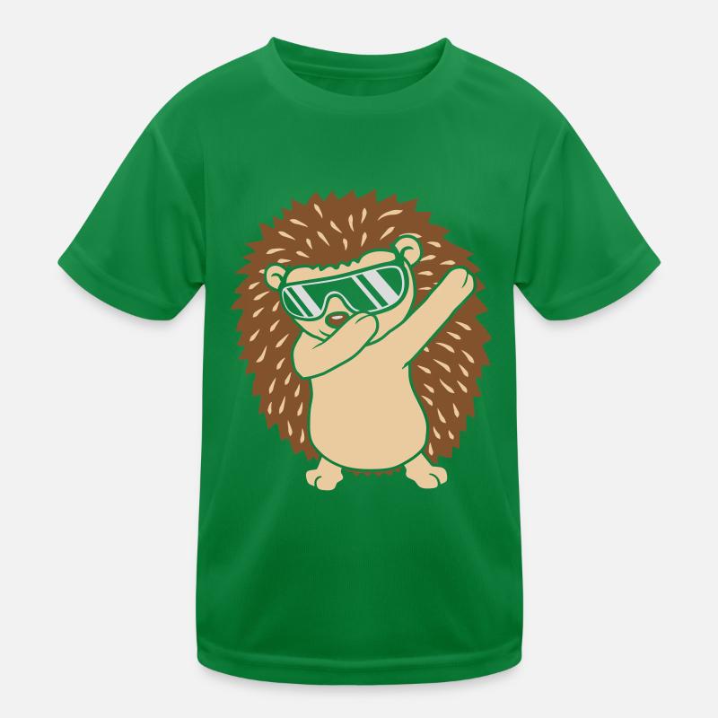 Cool drôle de hérisson dabbing T-shirt sport Enfant