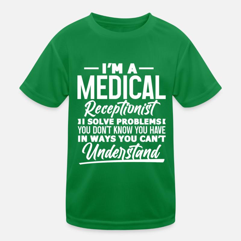 Hospital Problem Solver Front Desk Employee Kinder Funktions-T-Shirt