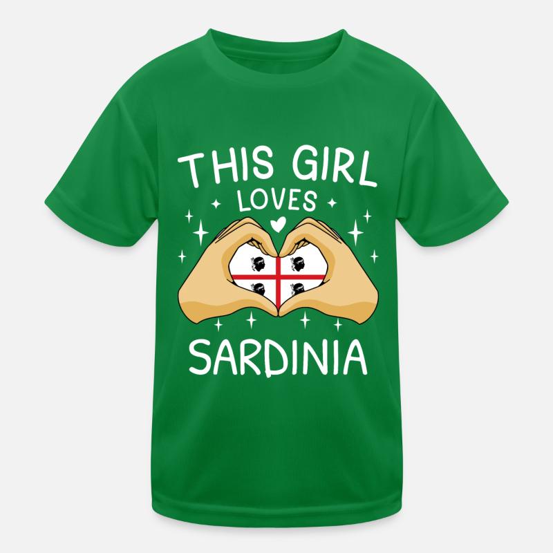 Sardaigne Drapeau Sarde Drapeau Sardegna Drapeau T-shirt sport Enfant