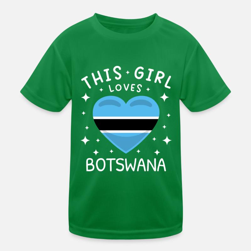 Drapeau du Botswana Drapeau du Botswana Afrique T-shirt sport Enfant