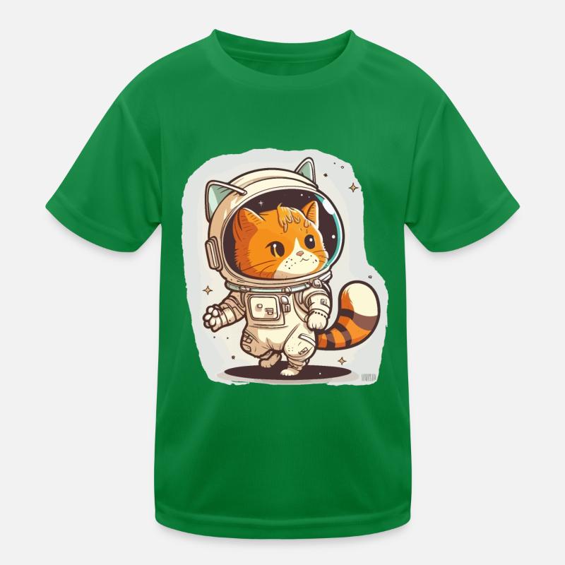 Chat cosmique T-shirt sport Enfant