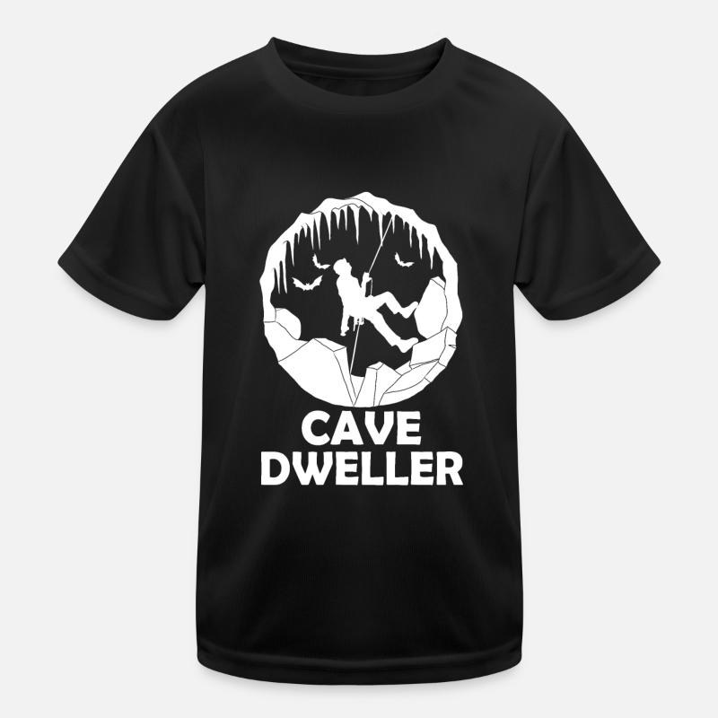 Cave Dweller - Caving - Cave Explorer Speleology Kids Functional T-Shirt