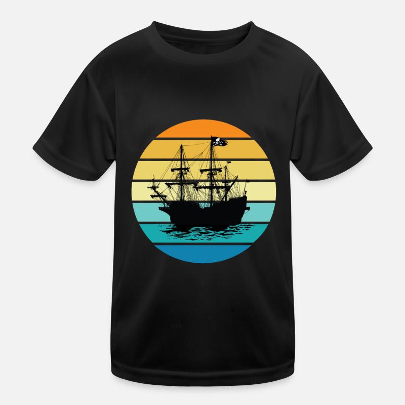 Bateau pirate T-shirt sport Enfant