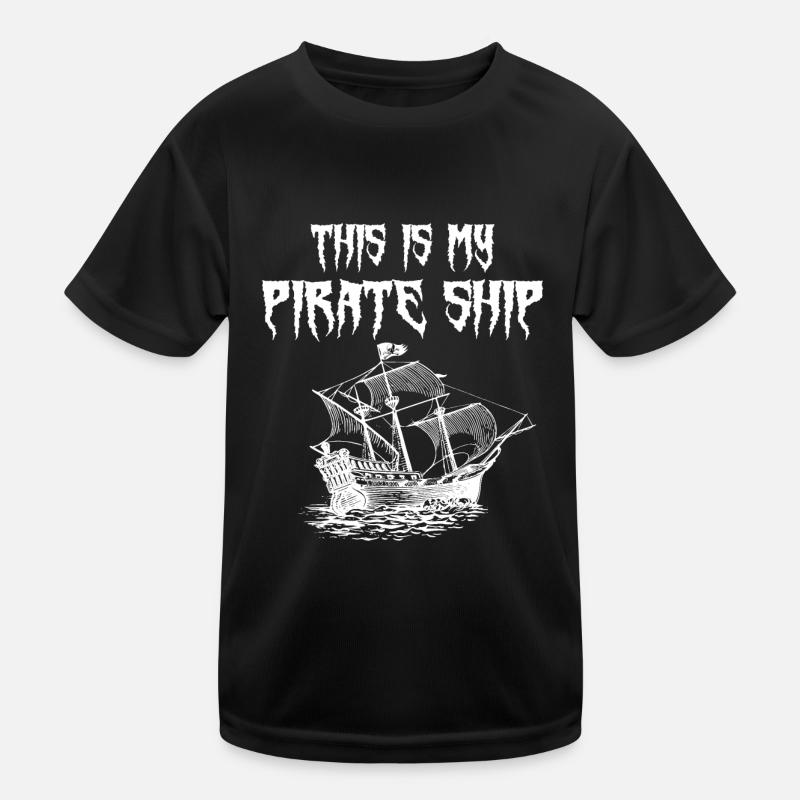 Ceci est mon bateau pirate T-shirt sport Enfant