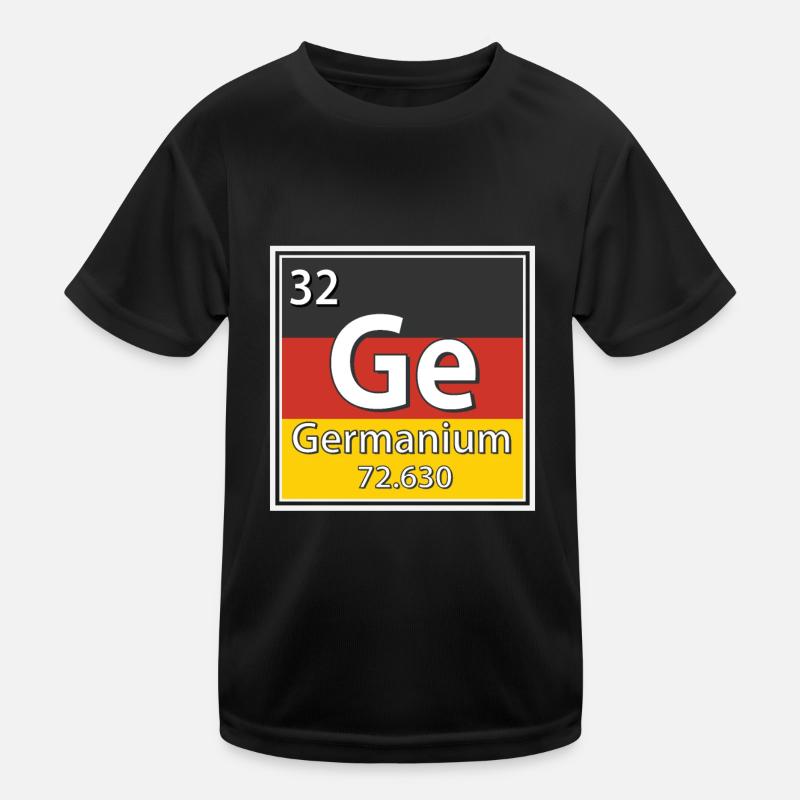 Periodensystem der Germanium-Elemente Kinder Funktions-T-Shirt