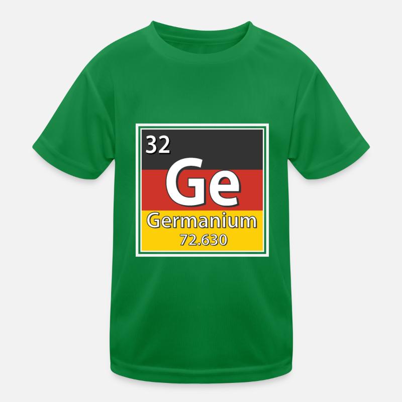 Periodensystem der Germanium-Elemente Kinder Funktions-T-Shirt