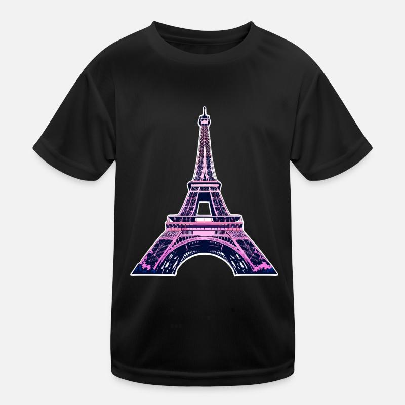 Eiffelturm #9 Kinder Funktions-T-Shirt