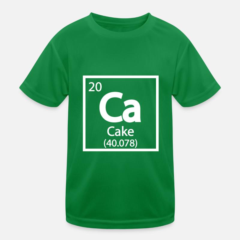 Cake Element Periodensystem Kinder Funktions-T-Shirt