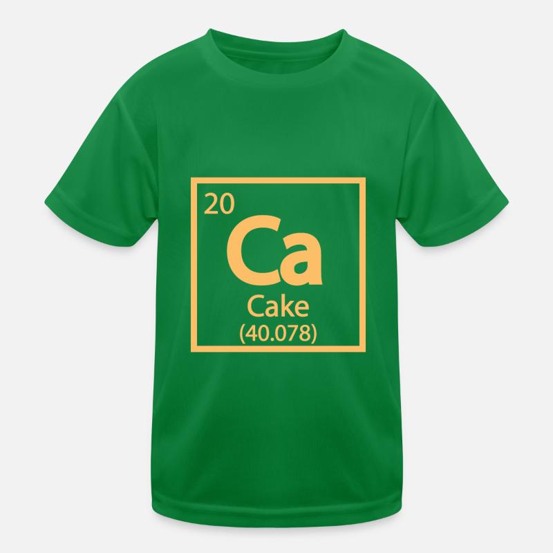 Cake Element - Funny Periodic Table Kids Functional T-Shirt